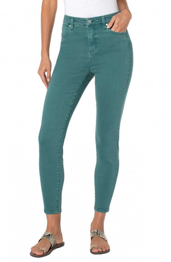 Abby High Rise Ankle Skinny Shale Green | Shale Green